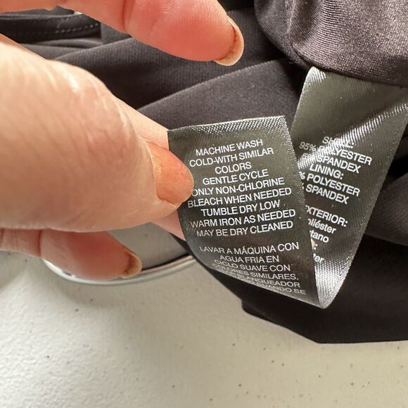 White House Black Market Drop Waist Open Back Cocktail Party Dress Size Small - Picture 10 of 10